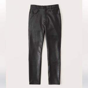 Abercrombie and Fitch Vegan Leather Skinny Pant